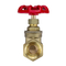 Válvula de parada de latón BSPT Válvula de puerta de latón manual PN16 de tubería de petróleo y gas de agua DN20 de 4 pulgadas