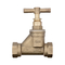 Válvula de cierre de rosca hembra de válvula de agua de parada de latón de 1/2 &quot;-1&quot; para válvula de parada de Gas de aceite de agua