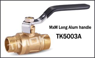 La válvula de la palanca de 1 pulgada de TMOK dirige CW617n roscado masculino forjó la vávula de bola de cobre amarillo para el circuito de agua WOG600