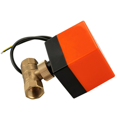Válvula eléctrica de bola motorizada de 2 vías de latón TMOK 3/4 pulgadas Dn20 12v para pieza de herramientas de control de flujo