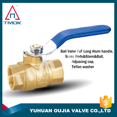 TMOK 100 mm Válvula de bola de latón roscada Dn20 de 4 pulgadas para el tipo de brida de agua