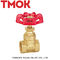 TMOK PN16 Sin anillo de goma Seguridad DN20 Rosca Válvula de compuerta de latón de puerto completo