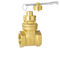 DN15 - válvula de puerta de cobre amarillo masculina femenina de la manipulación manual DN25